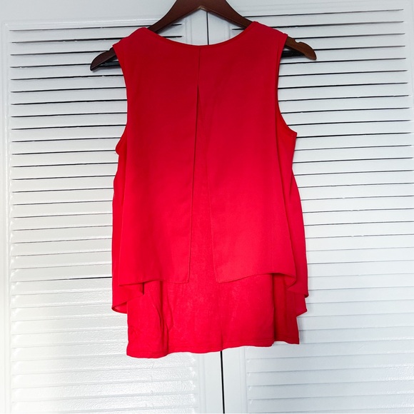 Bar III | Layered Flowy Dressy Tank Top - Picture 3 of 5